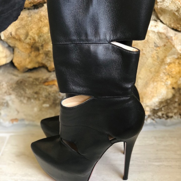CHRISTIAN LOUBOUTIN CUTOUT PLATFORMS - Picture 4 of 17